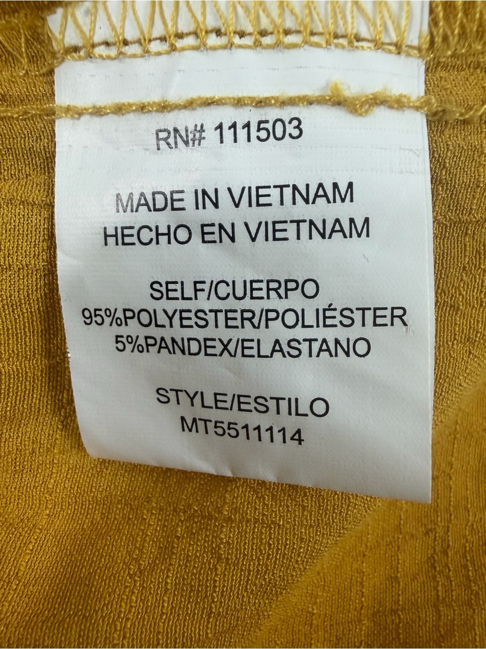 AUW Mustard High-Low Ruffle Blouse XL Boho Flowy Short Sleeve Top - Picture 6 of 7